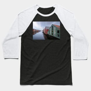 Trondheim Reflections Baseball T-Shirt